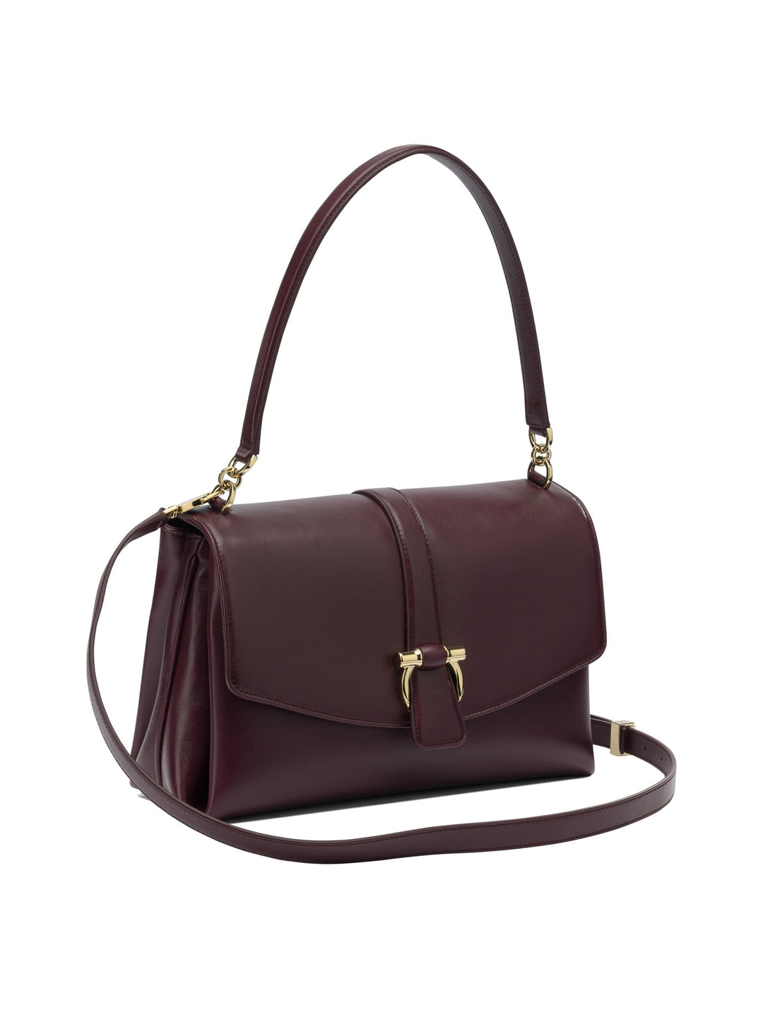 Ferragamo Leather Handbag Handbags - Bordeaux | 1d601b31b349f99d8ed76e6942ed3a0230f6ea9d