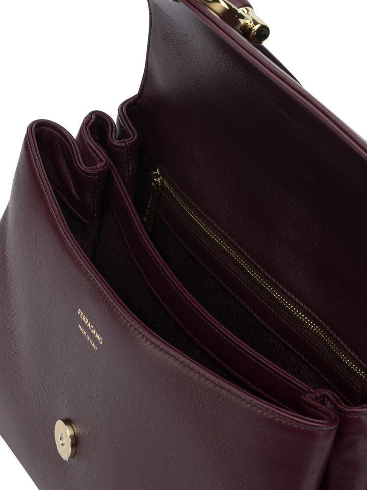 Ferragamo Leather Handbag Handbags - Bordeaux | d4bb0a8131848e34edfff7046ec0df8a016cf61c