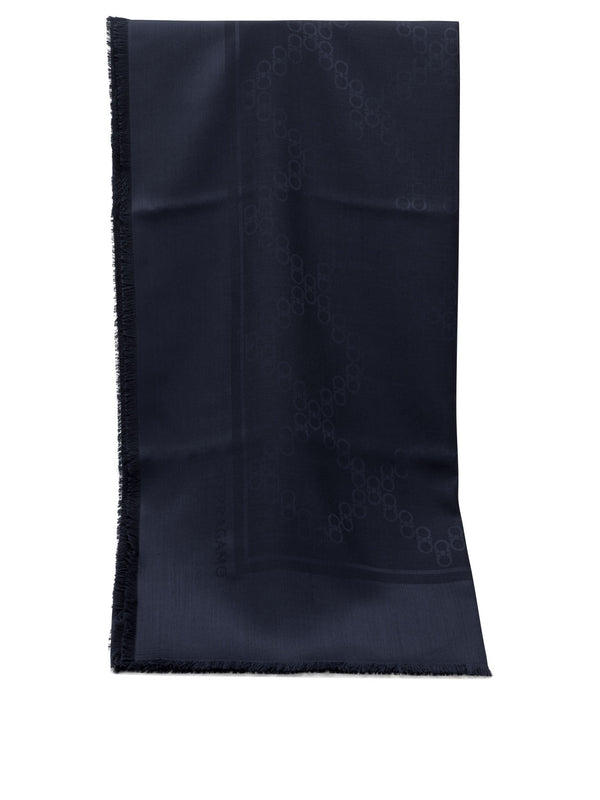 Gancini Silk Scarf Sciarpe & Foulard Blue