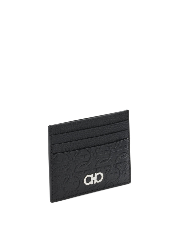 Ferragamo Gancini Wallets & Card holders - Black | 1439a413714325c342295a661214a5f9463943ec