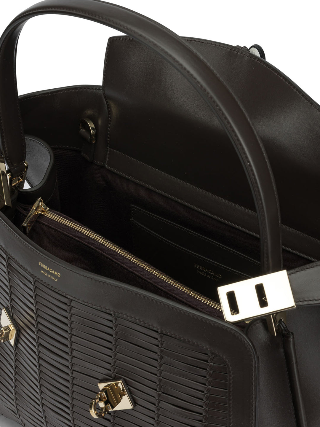 Ferragamo Hug Soft Handbags - Brown | e32a1d3242919e75b59972f447d505240a41571d
