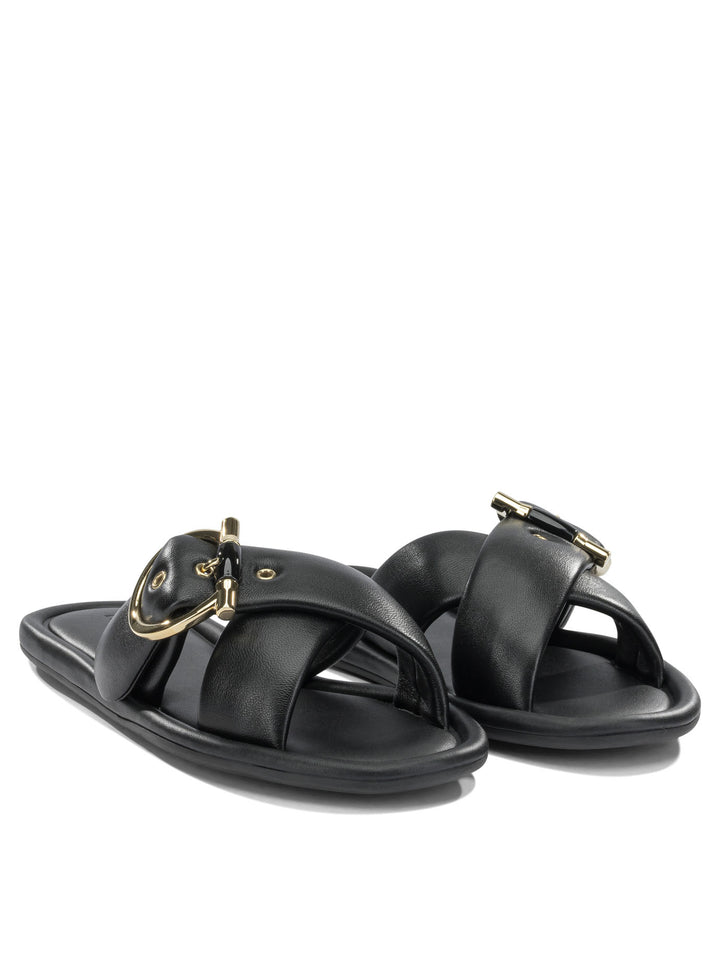 Ferragamo Elyzia Sandals - Black | b5f329d6946c9562f2d61aa7fa7999be056717ff