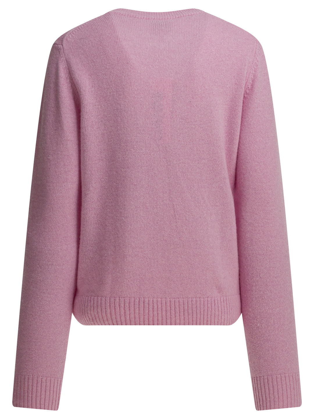 Ganni Wool Sweater With Print Knitwear - Pink | 8eb9ef5dbc3f18833b2b6618f73a55438c4c8efd
