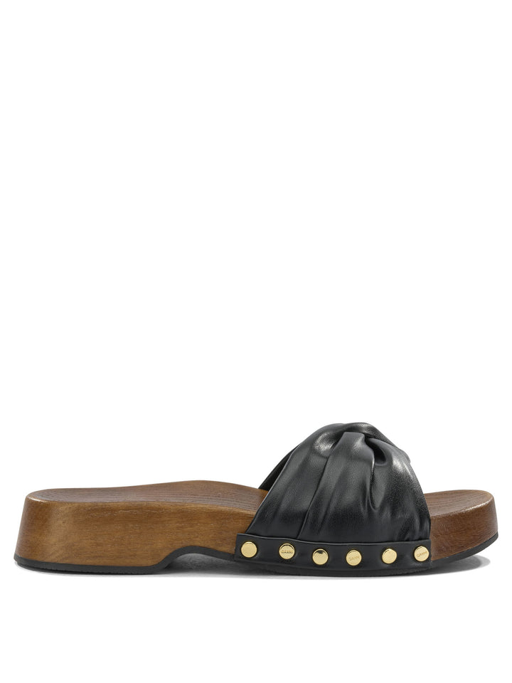 Ganni Tia Fairy Sandals - Black | 89e1950a0a77cb1f0c5d18480b9af72f8f4cb568