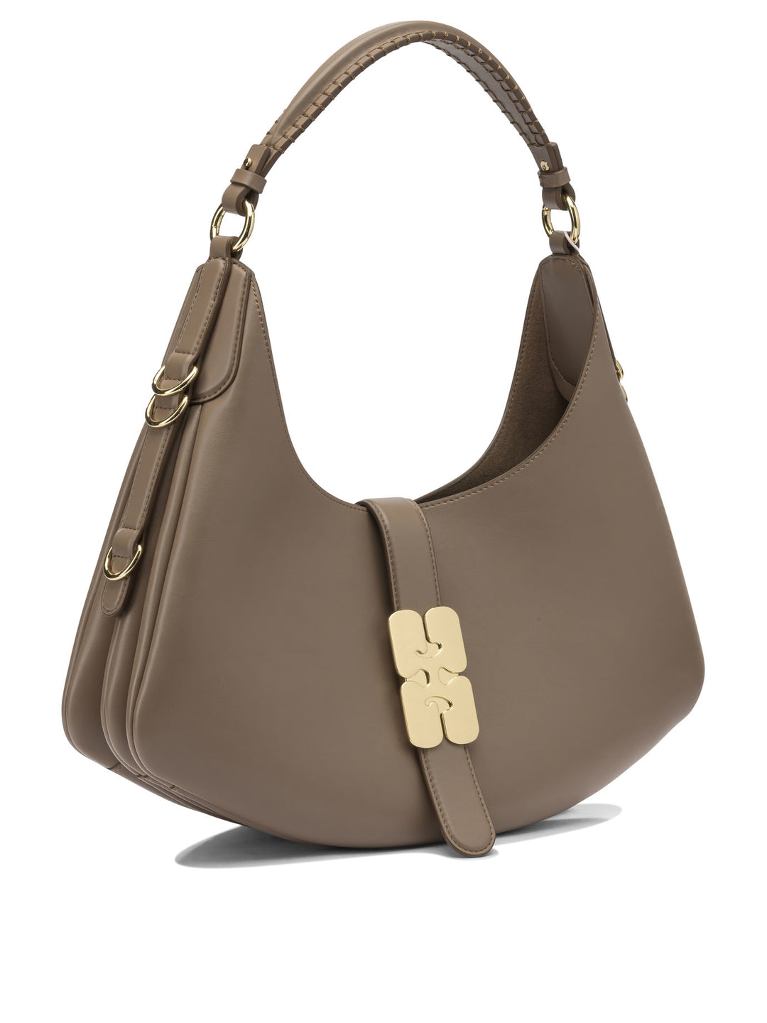 Ganni Kat Shoulder Bags - Brown | 994ae713e7d997db4ebf90cd002743ad0d4d49d6