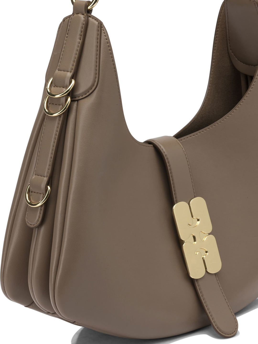 Ganni Kat Shoulder Bags - Brown | ae6f30c6c23455d807ca9ec76063142741327537