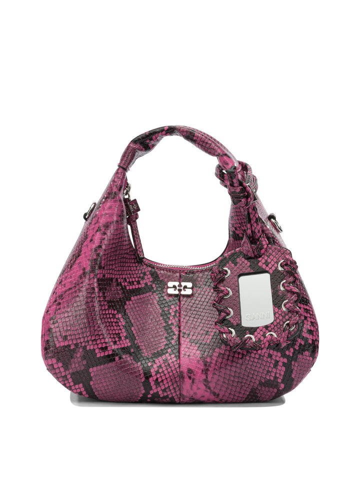 Ganni Hobo Handbags - Fuchsia | 5dfc1d59f2e875fc67c31b8e6d091d8561f9edf9