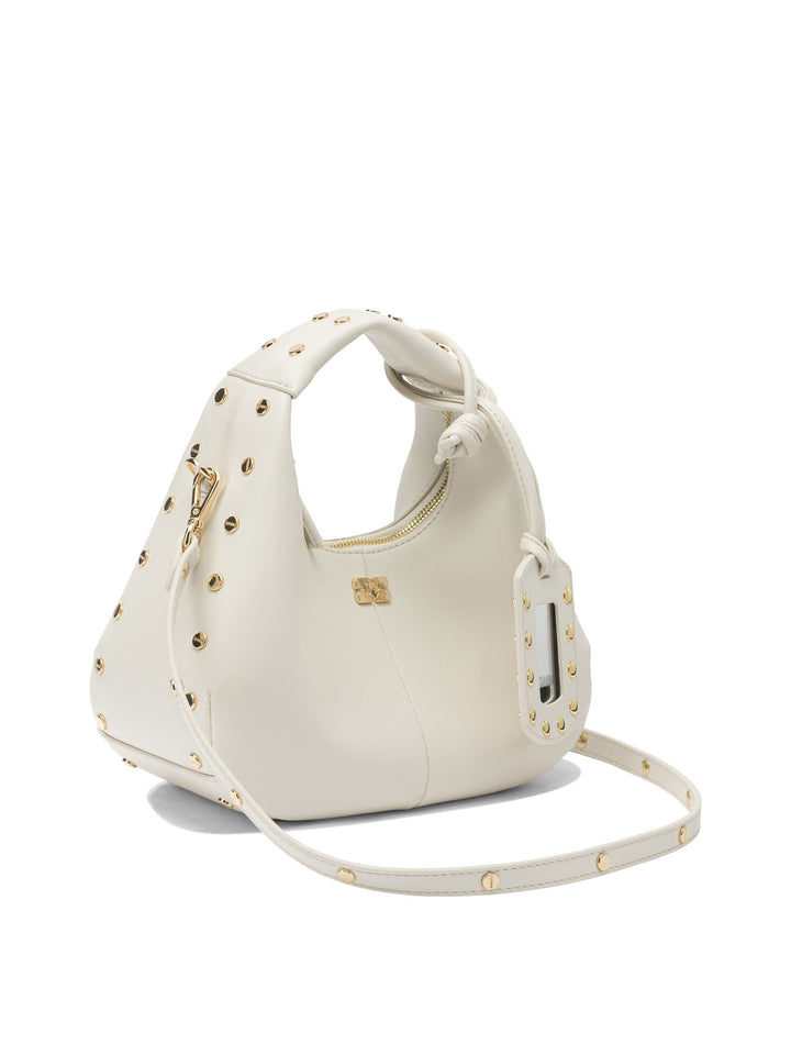 Ganni Hobo Handbags - White | 8662453f3c509ce52ed6b378e100915a51bb1095