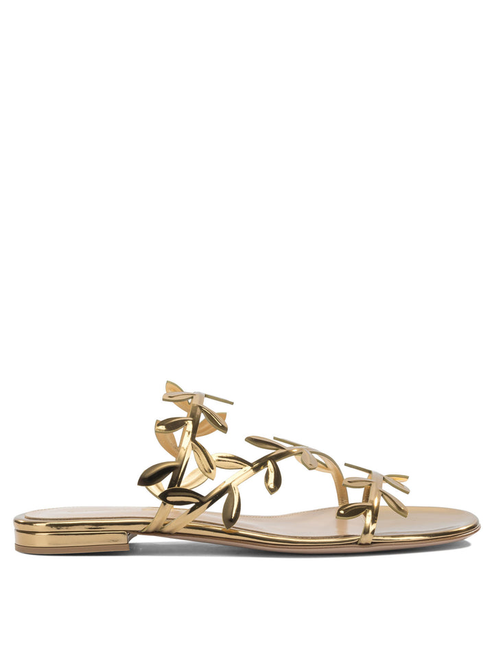 Gianvito Rossi Flavia Sandals - Gold | 4682e7b395a77ca3050015aa247b9ff507633def