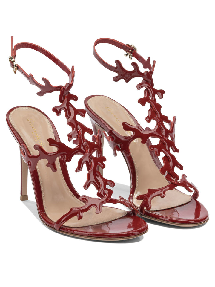 Gianvito Rossi Ocean 95mm Sandals - Red | 90343782bcfee4b24f2dcbf532649db9ce5df9de