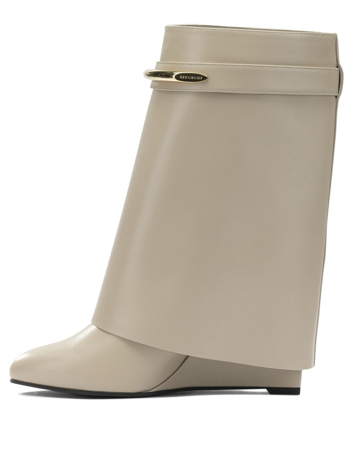 Givenchy Shark Pinch Boots and Ankle Boots - Beige | 354b884fd4ec47db759c82be6fde4c7bad6f6944