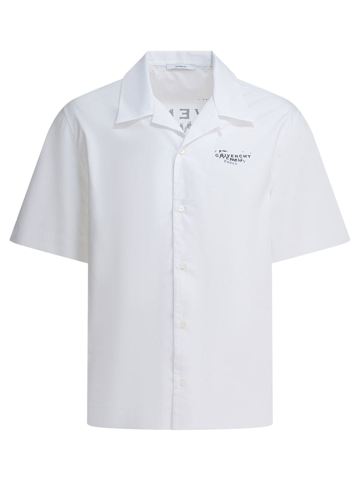 Givenchy Cotton Short-Sleeved Shirt Shirts - White | cc383563a757c0f4ca40e1fc7acfd7cef431adb5