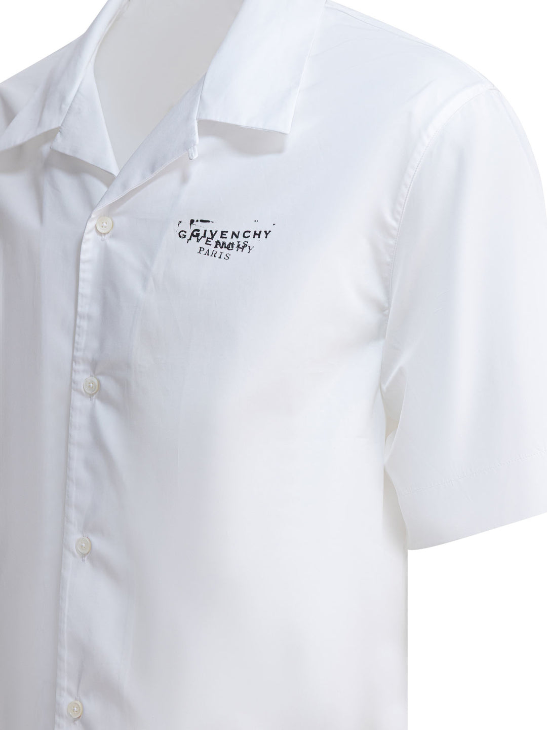Givenchy Cotton Short-Sleeved Shirt Shirts - White | a8fe5cc4b8c66f8cb3ddbbf0680fb7f90cb031c3