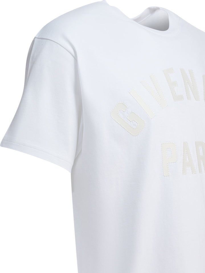 Givenchy Givenchy Paris T-shirts - White | ef1e1baf747933ed9709296eb99d78c2b09fe26f