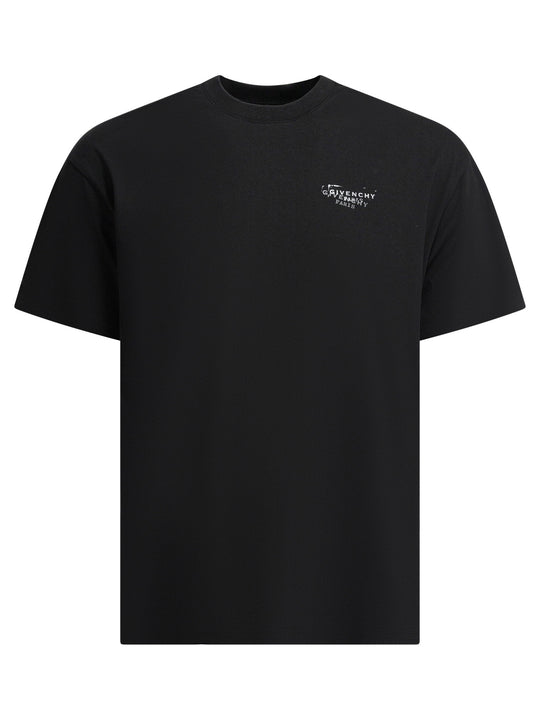 Cotton T-Shirt With Logo T-Shirts Black