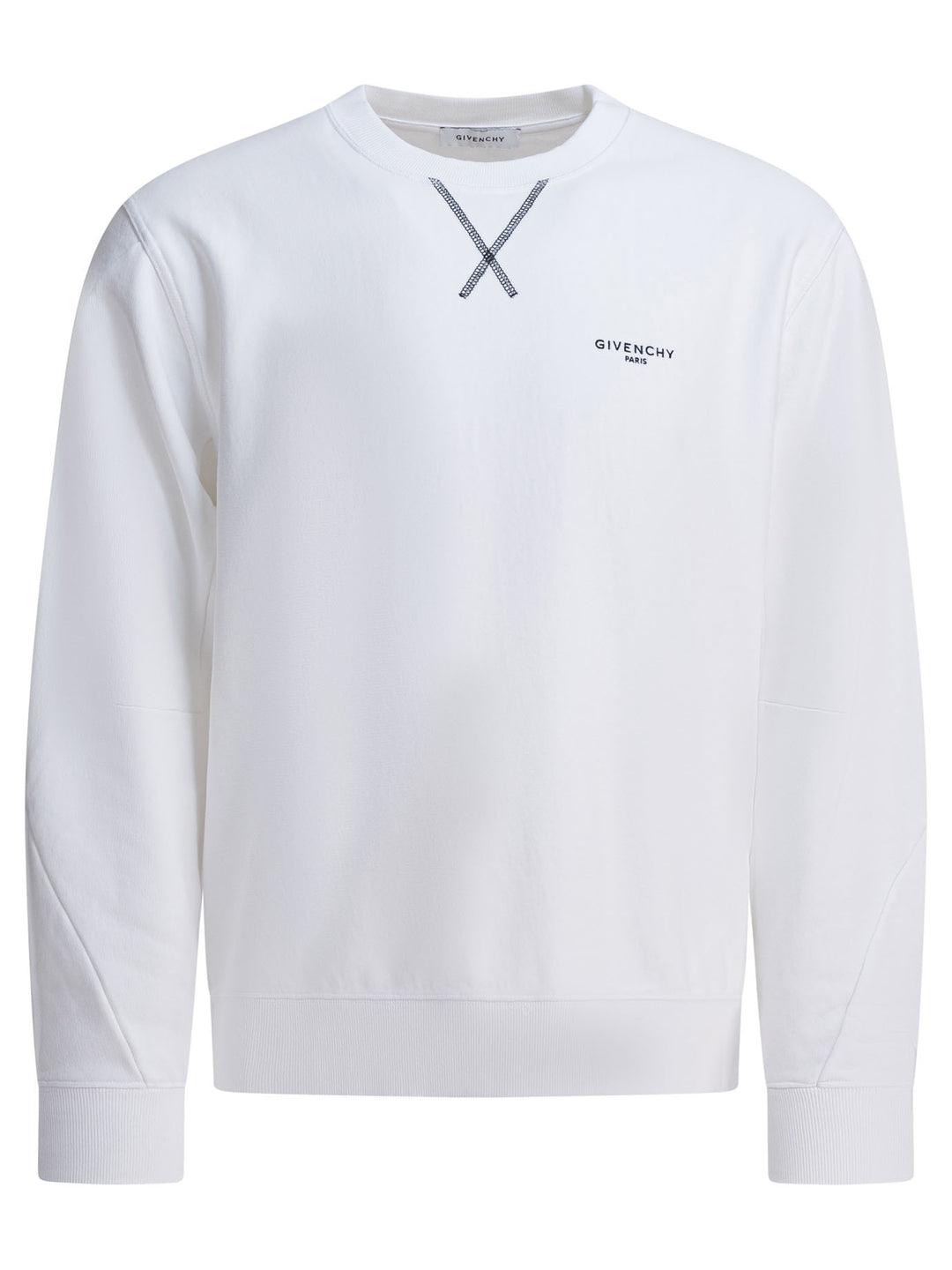 Givenchy Couture Seam Sweatshirts - White | 867fcd7f9814658ff1e167871f3e705fbf62102f