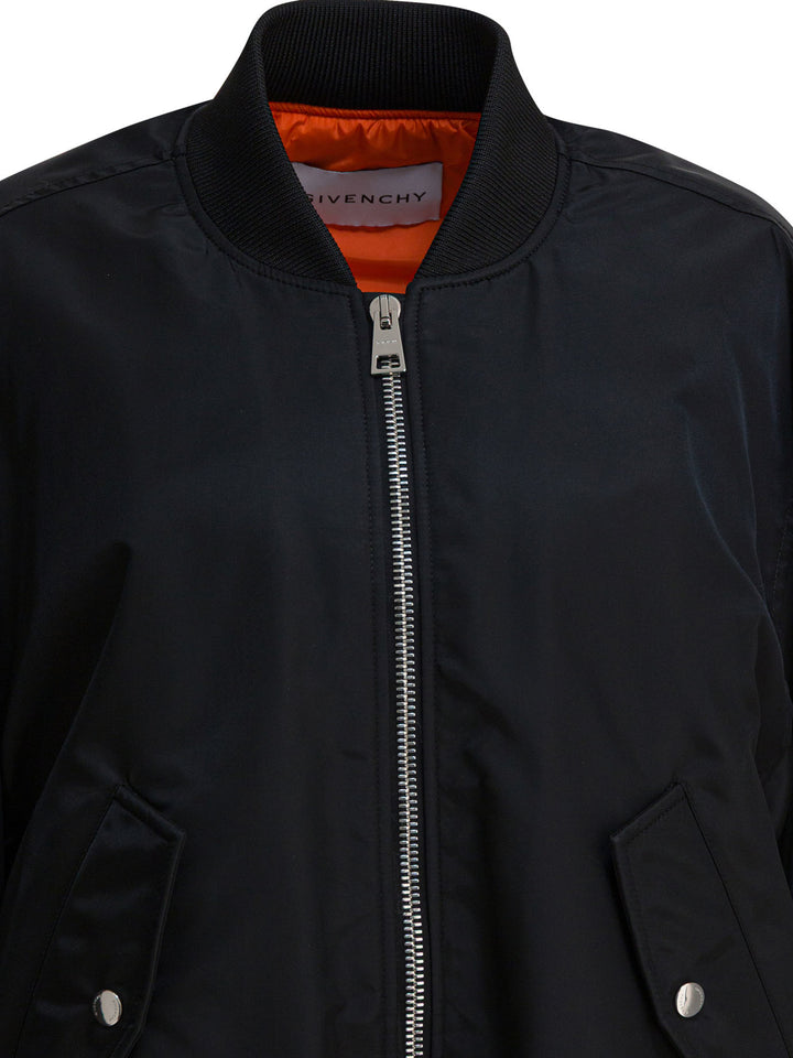 Givenchy Nylon Bomber Jacket Jackets and Coats - Black | e793af8ad5755b6f85c36f5c2dfc242237d2eeb7