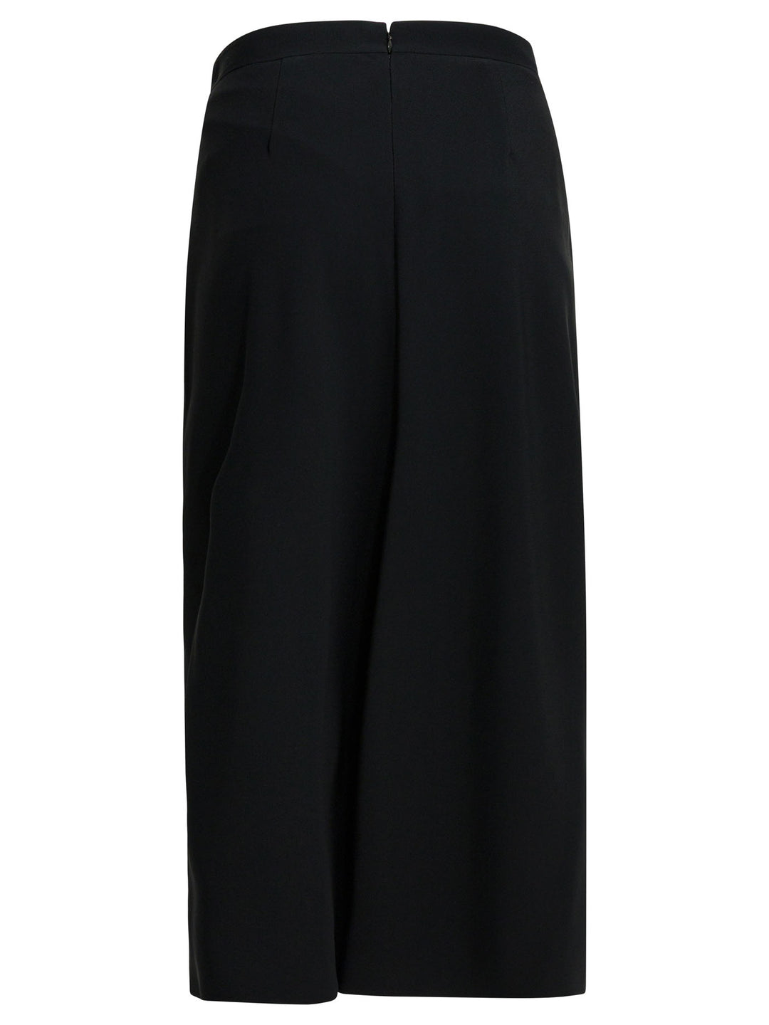 Givenchy Draped Crepe Cady Midi Skirt Skirts - Black | 693f7feca5dbce945fc07647da38439267c15b59