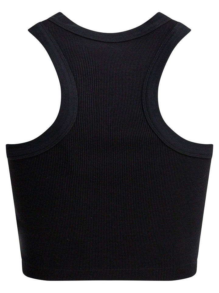 Givenchy Cropped Tank Top With Logo Tops - Black | 46d05d6873af086086fa416d9fc1e05408f6ab06