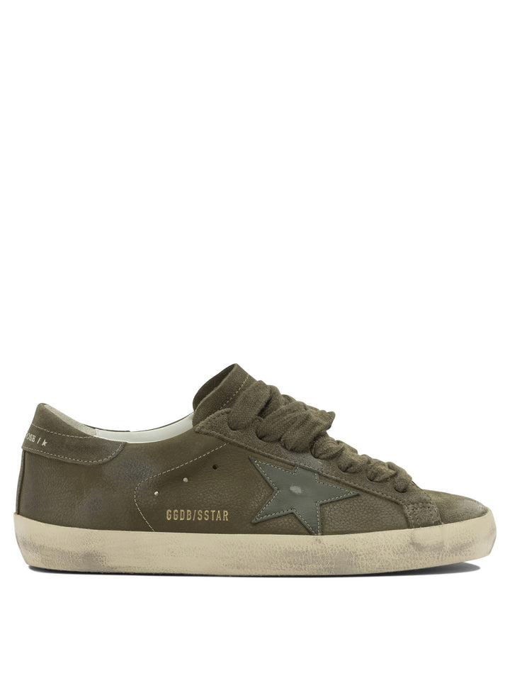 Golden Goose Super-Star Sneakers & Slip-On - Green | 96d312dbc7c644765bf8313704797817b2a7e432