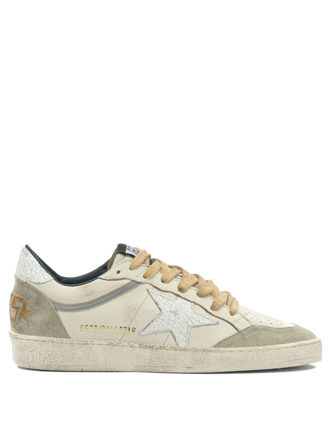 Golden Goose Ball Star Double Upper Sneakers & Slip-On - White | 26db9c0be736fade4cad574bf8d2ade0e1e7bbd7