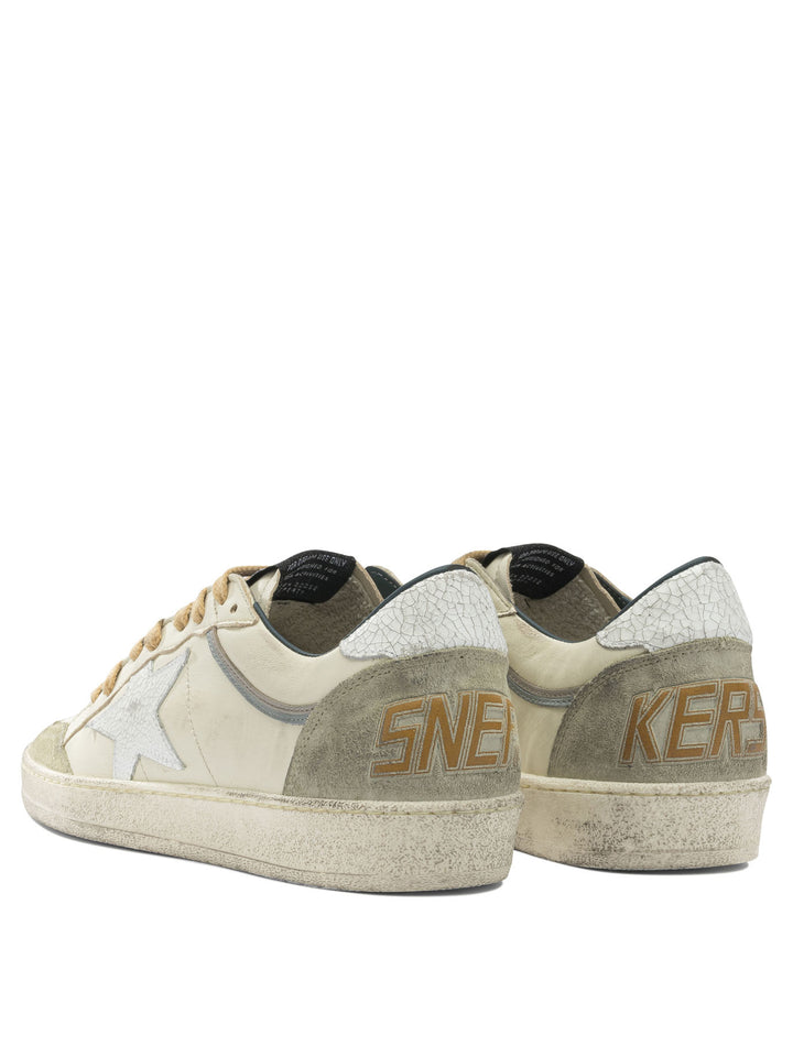 Golden Goose Ball Star Double Upper Sneakers & Slip-On - White | b2ac2df3c4706261845cf7f560b4a760da9e6f80