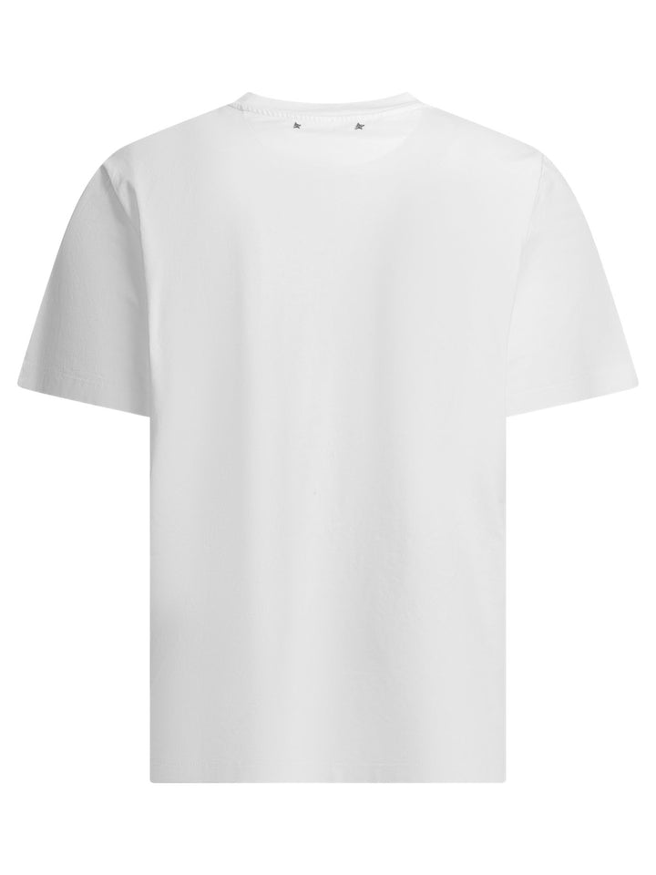 Golden Goose Cotton Jersey Crew-Neck T-Shirt T-shirts - White | 19c6330546a937b4267199b89f033f4d34428bc2