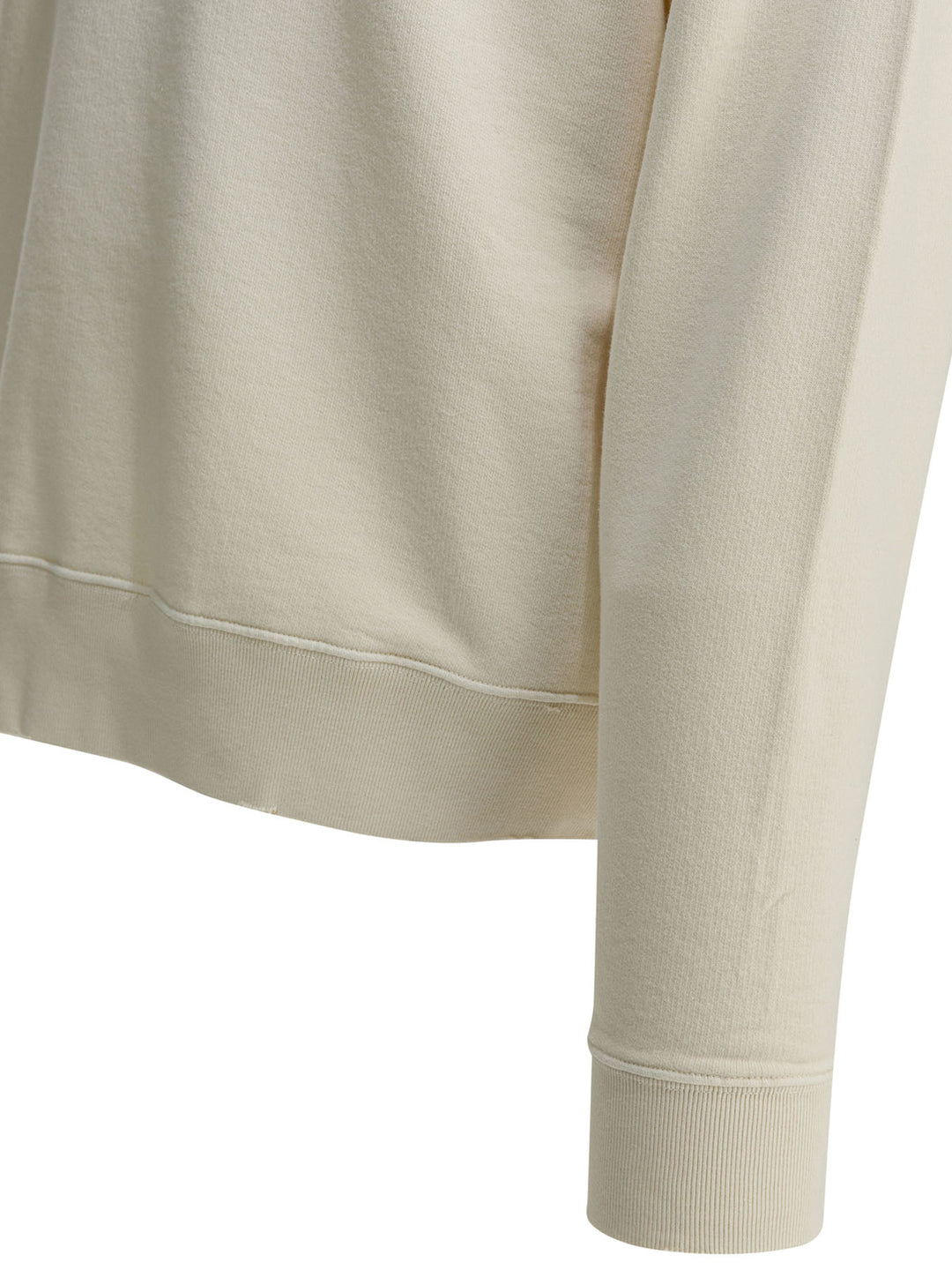 Golden Goose Crewneck Sweatshirt With Reverse Logo Sweatshirts - White | ea9774a767fc045eb45cfb5f533b5bf527d11860