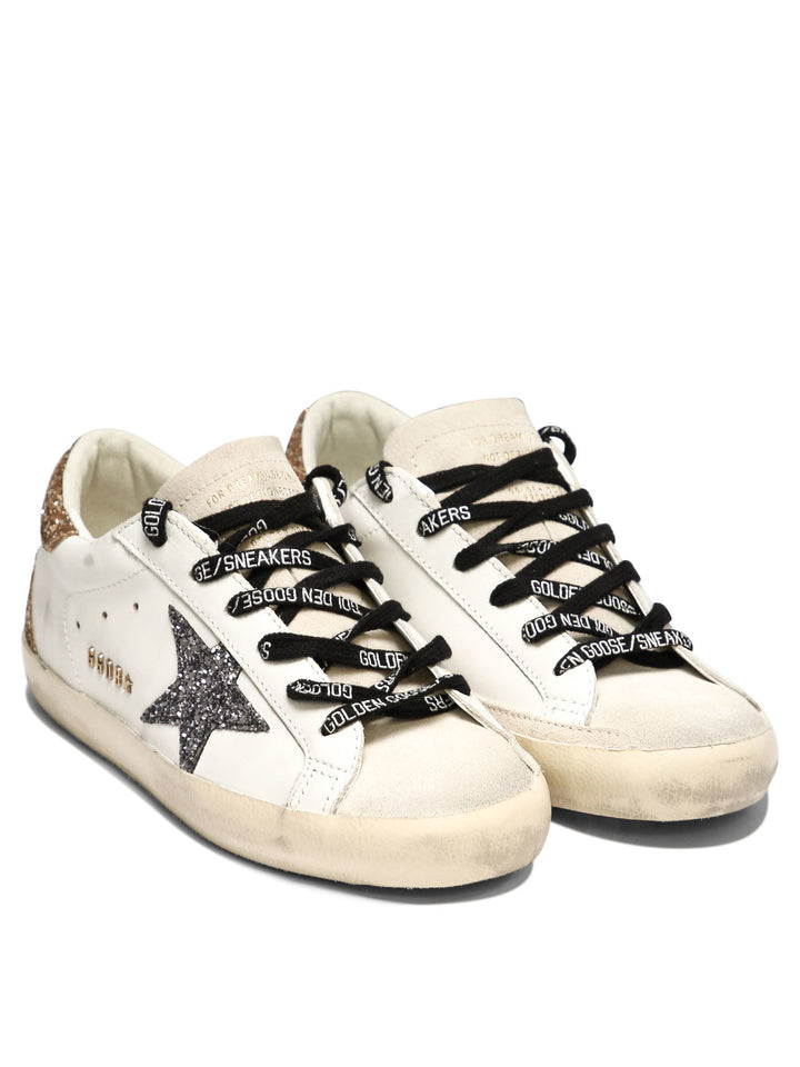 Golden Goose Super-Star Sneakers & Slip-On - White | 1d01fb584f3cda5b9d6040d42e3ce339692cac12
