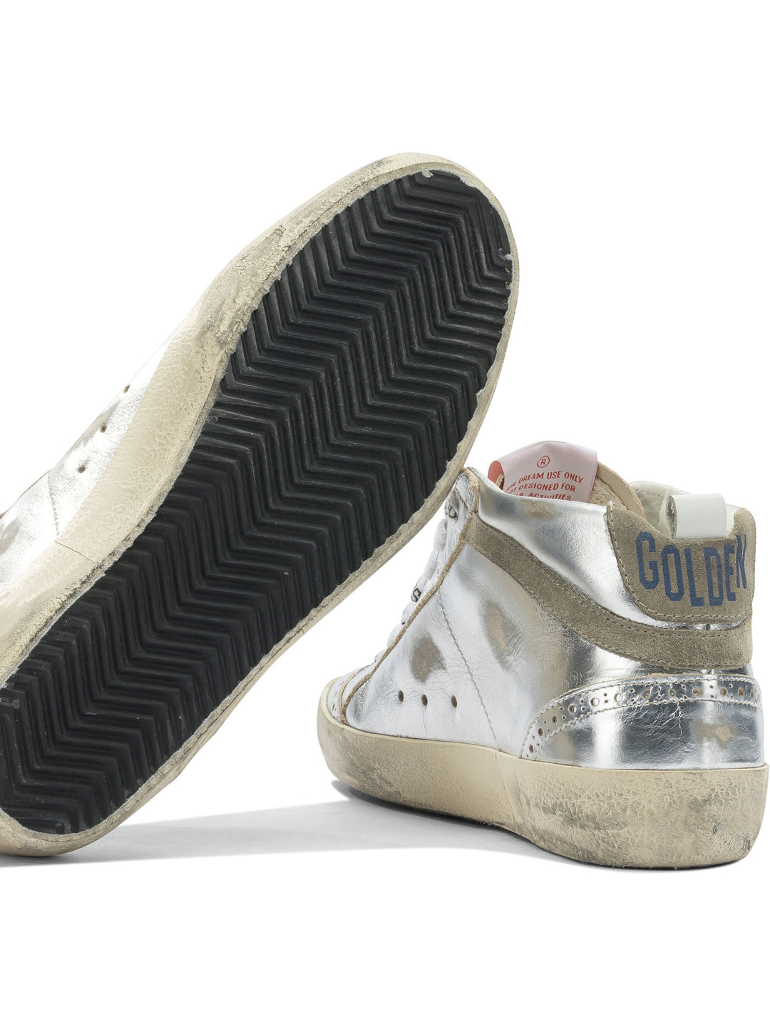 Golden Goose Mid Star Sneakers & Slip-On - Silver | 08df33509ced1af8d00b99a63374e048d6742300