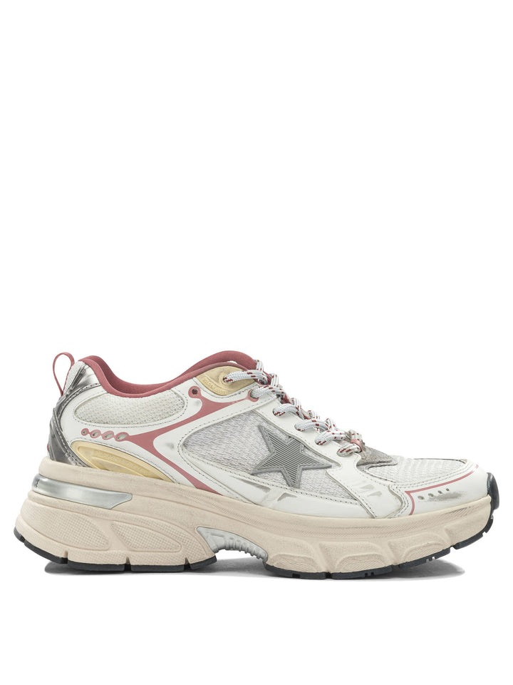 Golden Goose Lightstar Sneakers & Slip-On - Silver | bff20bb075845722c8b2fa95c340a3a0d4ebdf01