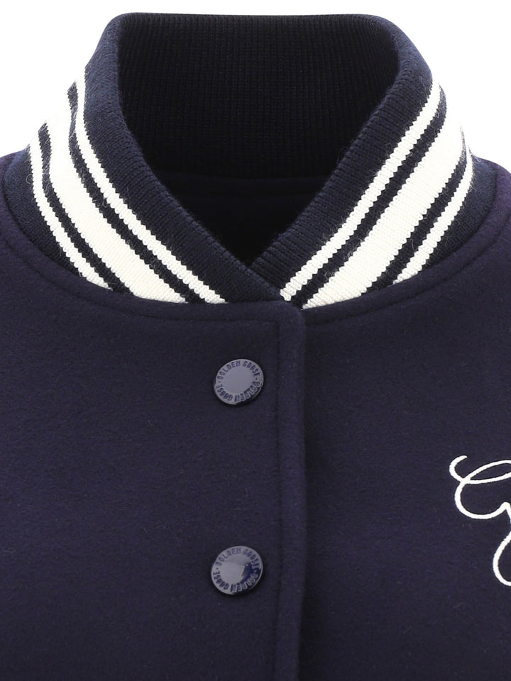 Golden Goose Wool Bomber Jacket Jackets and Coats - Blue | 6bd24afe038049bae3e4eda0e34fdd46b89d6fde