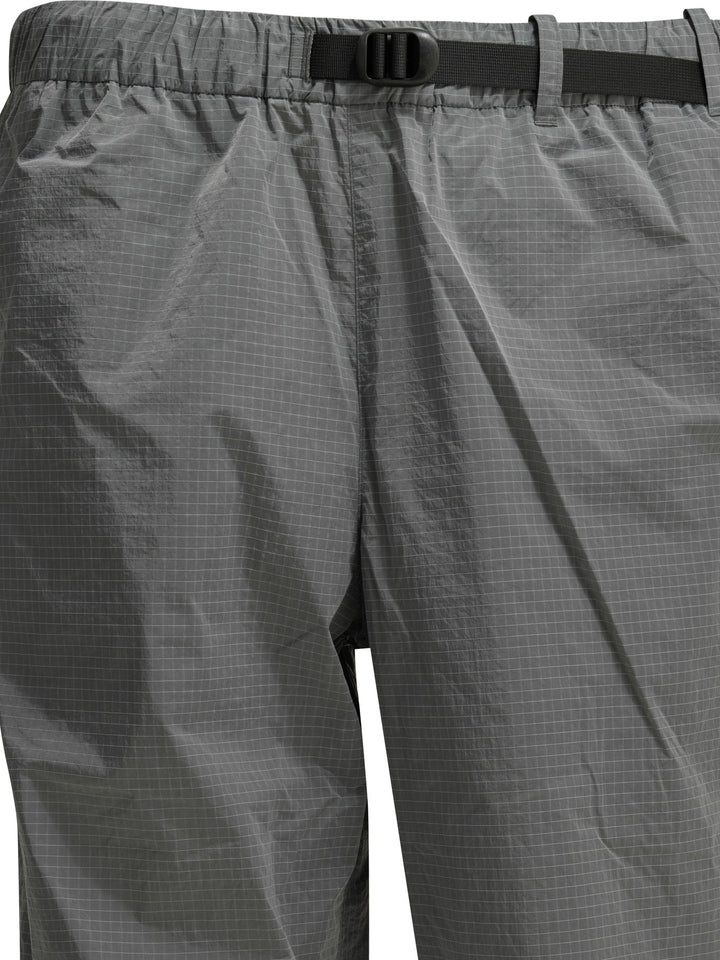 Goldwin Dope Dyed Rip-Stop Trousers - Grey | 3b5811ce6abc26497b388f43b49f3b23d7cd2c56