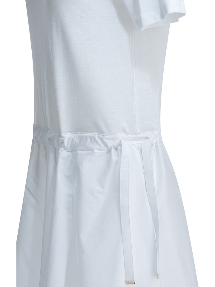 Herno Flared Midi Dress Dresses - White | 5d4943b89b31bd8ef834905ebcba0743b2a08440