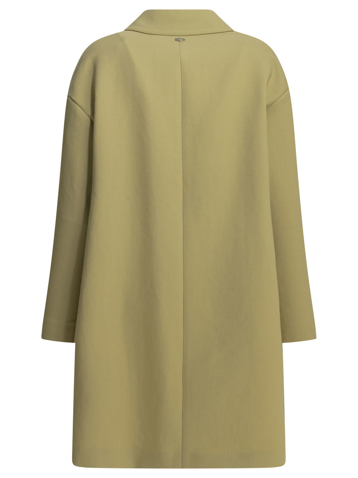 Herno Long Coat Jackets and Coats - Beige | c9911a40c3713c85e527c8931cf2c957ae21468e