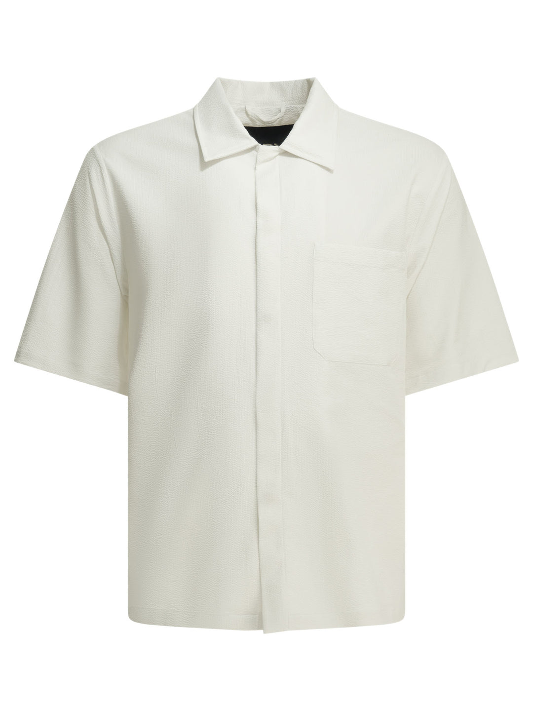 Herno Casual Short-Sleeved Shirt Shirts - White | 6a8ce6b45df7fdc58a95f4c19483771eb195da17