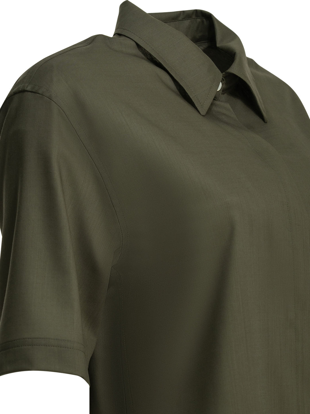 Herno Virgin Wool Casual Shirt Shirts - Green | 9b80debee3eec12962f8d844a2b8830d7272b96d