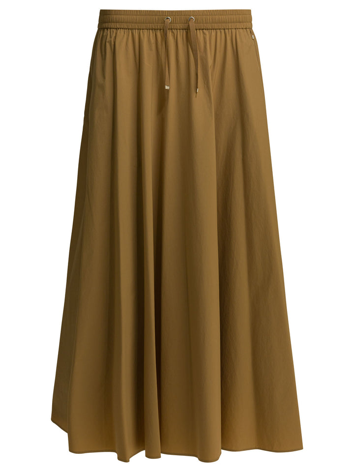 Herno A-Line Midi Skirt Skirts - Brown | c93300e397a6104d5b8e63efbcbe30979d2ed759