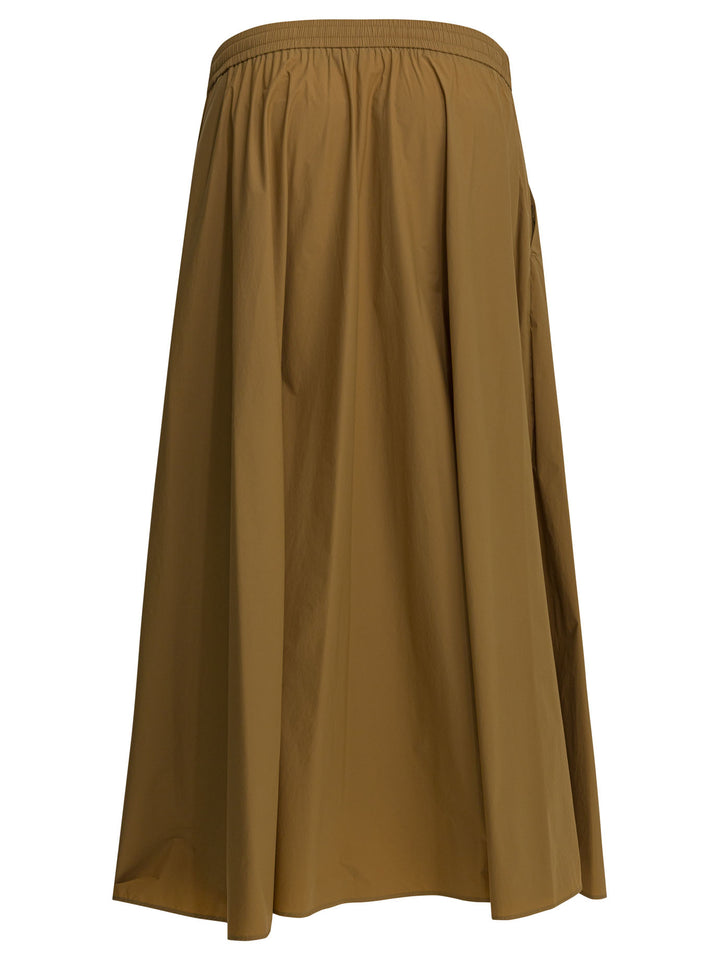 Herno A-Line Midi Skirt Skirts - Brown | b9641739b98d930b0848a08947bb68f6e7cfbd07