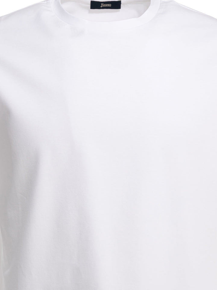 Herno Crew-Neck T-Shirt T-shirts - White | 908f487f6da878855bc3639d7179ddf3c1a039b2