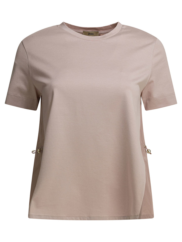 Herno Crew-Neck T-Shirt T-shirts - Pink | 31e9c7007d07e6bd3dcc95aecefc0825bfdaa79b