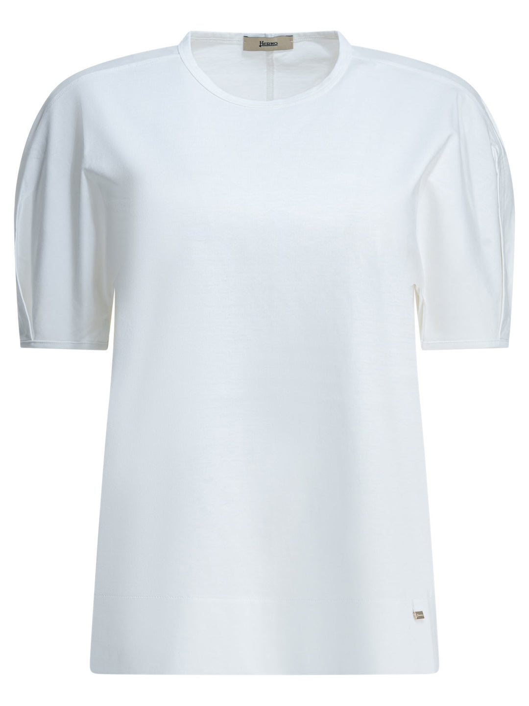 Herno Crew-Neck T-Shirt T-shirts - White | 9d4c8e8c1256529cd4197844a3c8df80f19d24eb