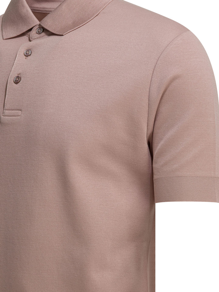 Herno Polo Shirt With Buttons Polo shirts - Pink | 22e2ddbbd6ec5f2d3fb4e469c1259f1514bb5fd6