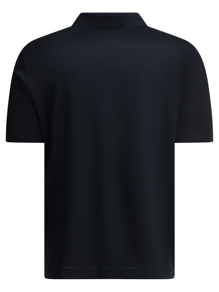 Herno Polo Shirt With Buttons Polo shirts - Blue | 460beaf3b3aec833dbbeb5ab74c23f730f1fa298