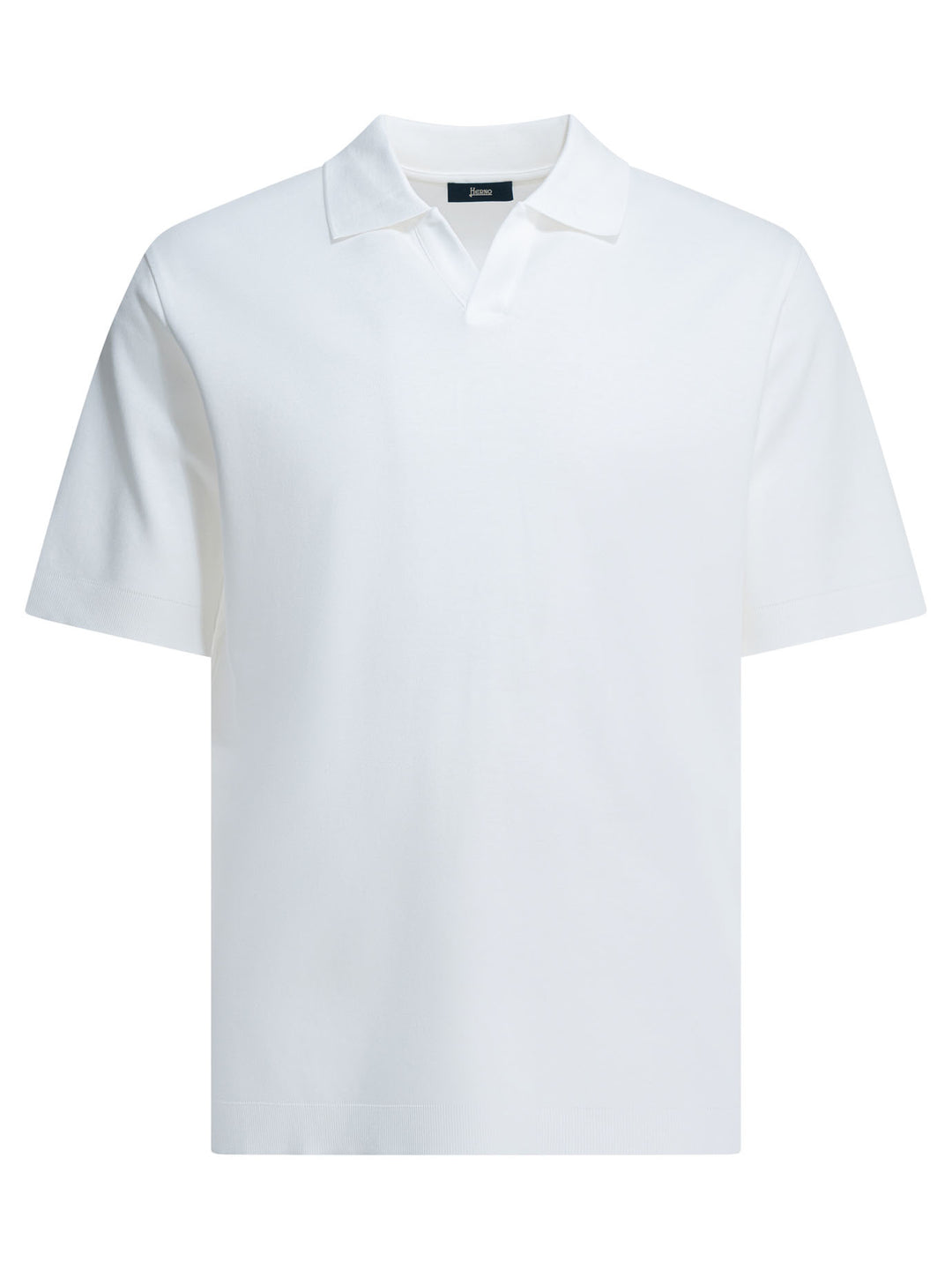 Herno Polo Shirt Without Buttons Polo shirts - White | 425667914c7f6cf9454ae66a4c72d6f44ae9fadc