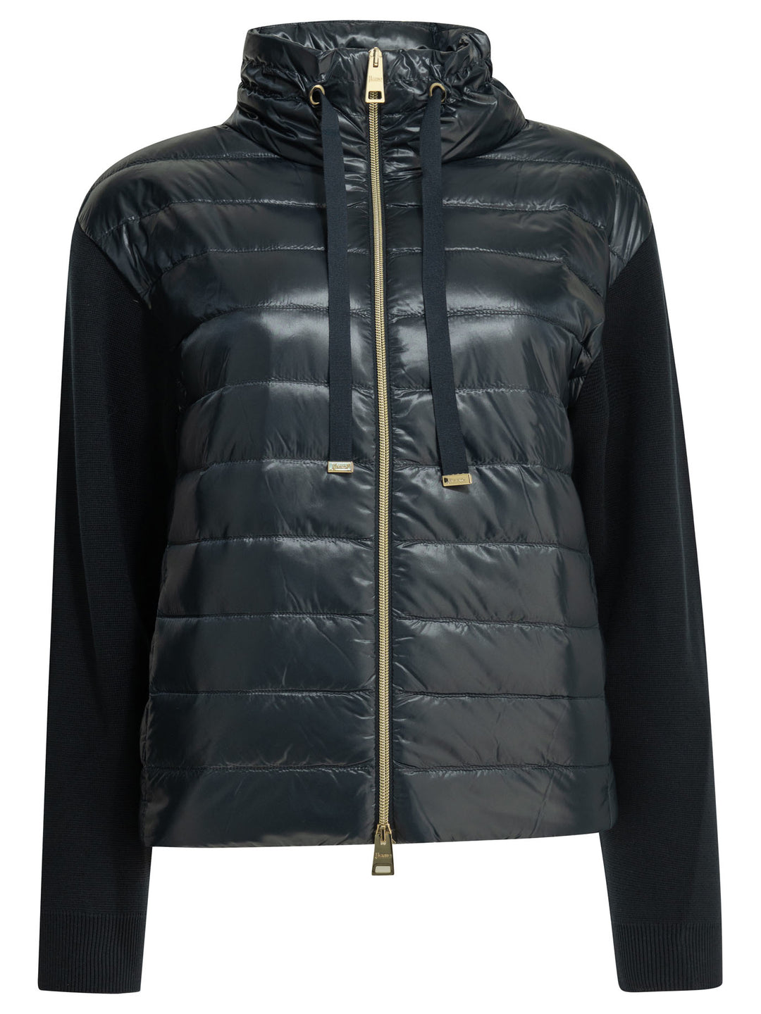 Herno Short Down Jacket Jackets and Coats - Blue | 39123a209fbee3a59bb34353a8d784260764a5ef