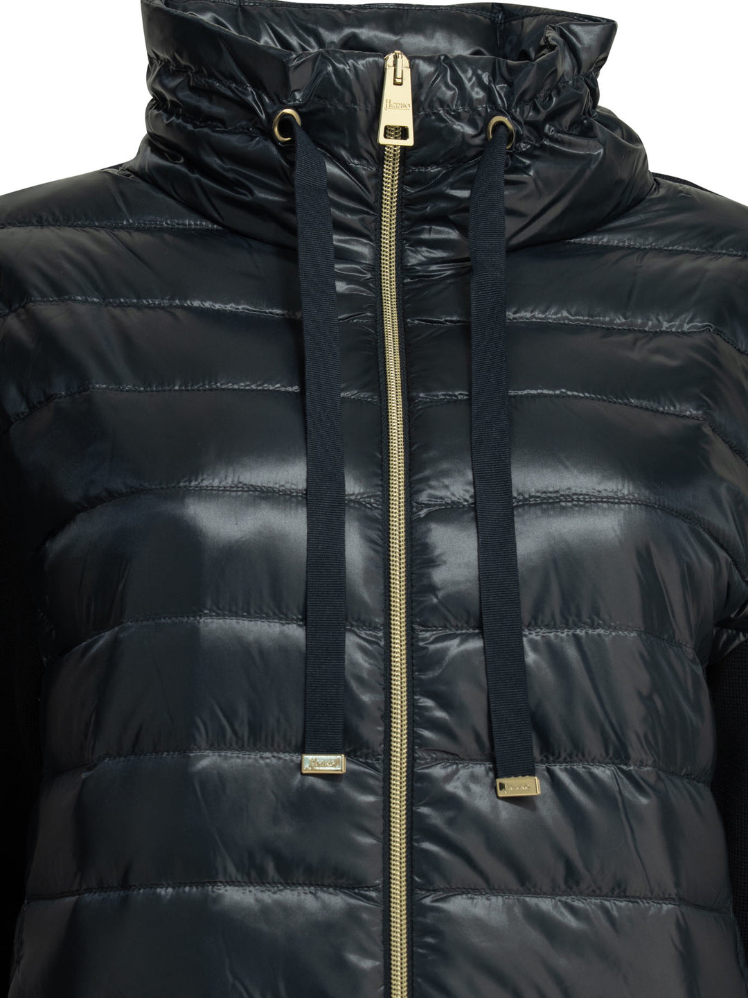 Herno Short Down Jacket Jackets and Coats - Blue | f34a23ee2c8612772c80eca032bee9daf78a2575