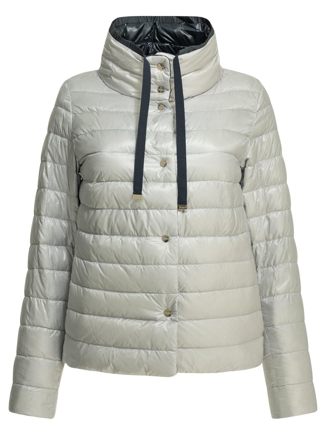Herno Reversible Short Down Jacket Jackets and Coats - Blue | 1a3cf6fd6de7a5ba02026fb9b86bb822e744d170