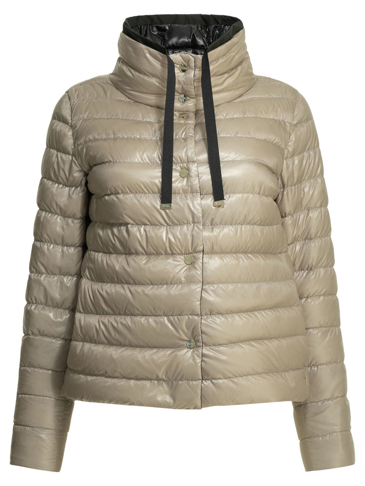 Herno Reversible Short Down Jacket Jackets and Coats - Black | 446c481ec7ebb1292da7385ba19d1aee1fcc6478