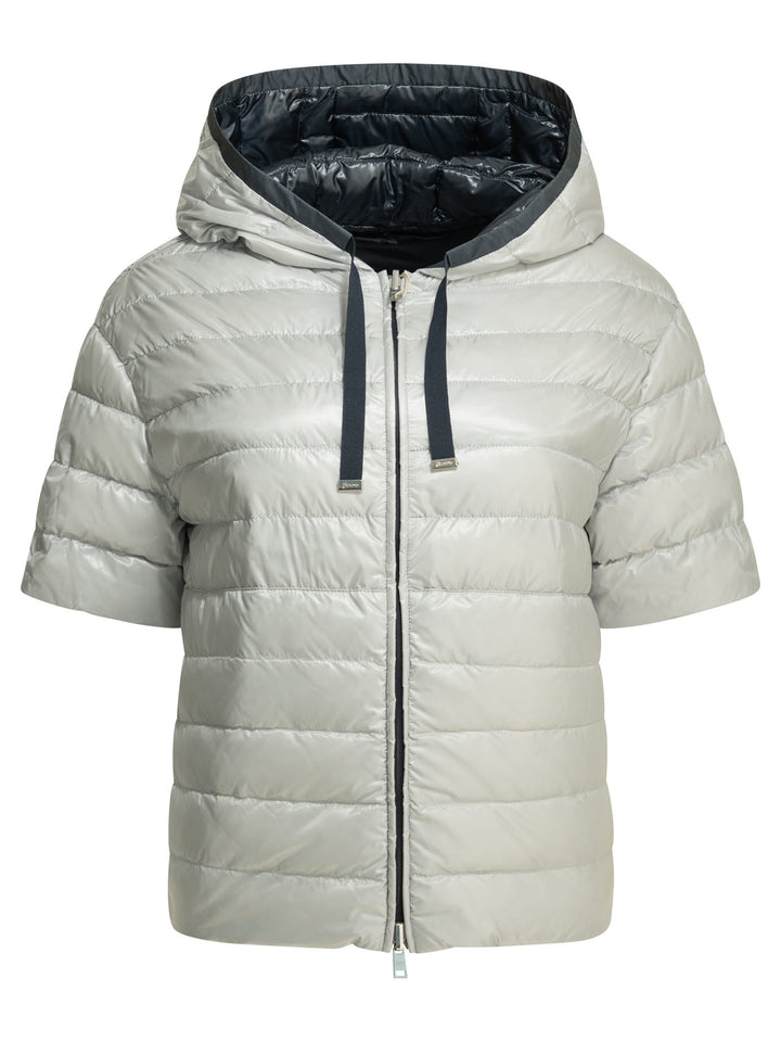 Herno Reversible Short Down Jacket Jackets and Coats - Blue | fb37a50a72e36015ed283ffa0a80c6fc9e12294e